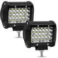 thumbnail image 1 of Cápsulas LED, barra de luz LED de 4 pulgadas, 72 W, combo de inundación puntual, luz todoterreno, luz de trabajo LED de triple fila, luces antiniebla para camioneta, Jeep, ATV, UTV, SUV, luz, 1 of 5