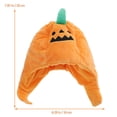 thumbnail image 2 of 1 sombrero de calabaza para mascotas para decoraciones de Halloween., 2 of 3