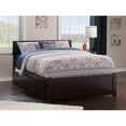 thumbnail image 2 of Leo & Lacey Transitional Solid Wood Urban Full Storage Platform Bed in Espresso, 2 of 8