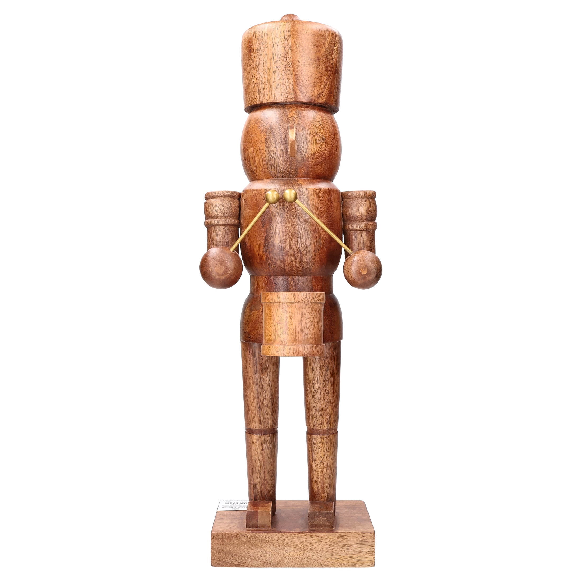 Wood Nutcracker Christmas Decoration, Brown, 23", by Holiday Time