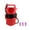 Red, variant on Pneumatic Sandblasting Guns for Rust Removal and Surfaces Polishing Aluminum Body Handheld Design Includes Four Nozzle Sizes 4.5mm 5mm 6mm 7mm Ideal for Metal Cleaning