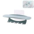 thumbnail image 5 of KAKOWELY Wall Mount Suction Cup Multifunctional Toothbrush Toothpaste Holder Rack Bathroom Storage Organizer Accessories,7.09"X2.36"X1.97", 5 of 5