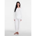 thumbnail image 2 of ClimateRight by Cuddl Duds Women’s Mild Essential Base Layer Livaeco Jersey Long Sleeve Crewneck Thermal Top, Sizes XS-4X, 2 of 5