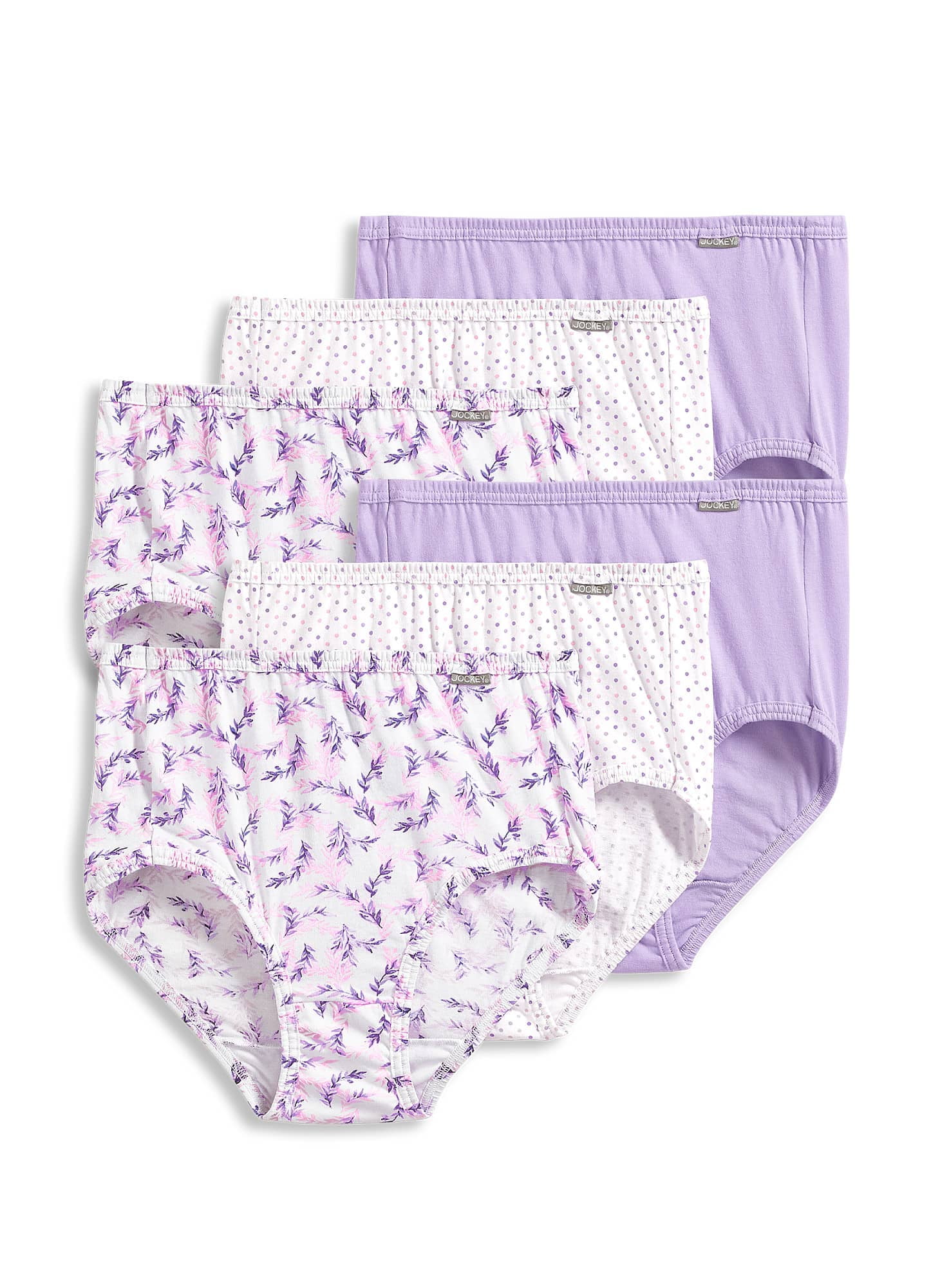 Jockey Women Plus Size Elance Brief 6 Pack