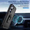 thumbnail image 4 of for Samsung Galaxy S23 Plus Case Galaxy S23+ Case with Kickstand  Magnetic Ring Rugged Protective Military Grade Shockproof Case for Galaxy S23 Plus Phone Case (Black), 4 of 17