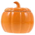 thumbnail image 4 of Shisuyan Ceramic Tea Canister Small Storage Container Pumpkin Shape Cookie Jar Kitchen Storage Jar, 4 of 8