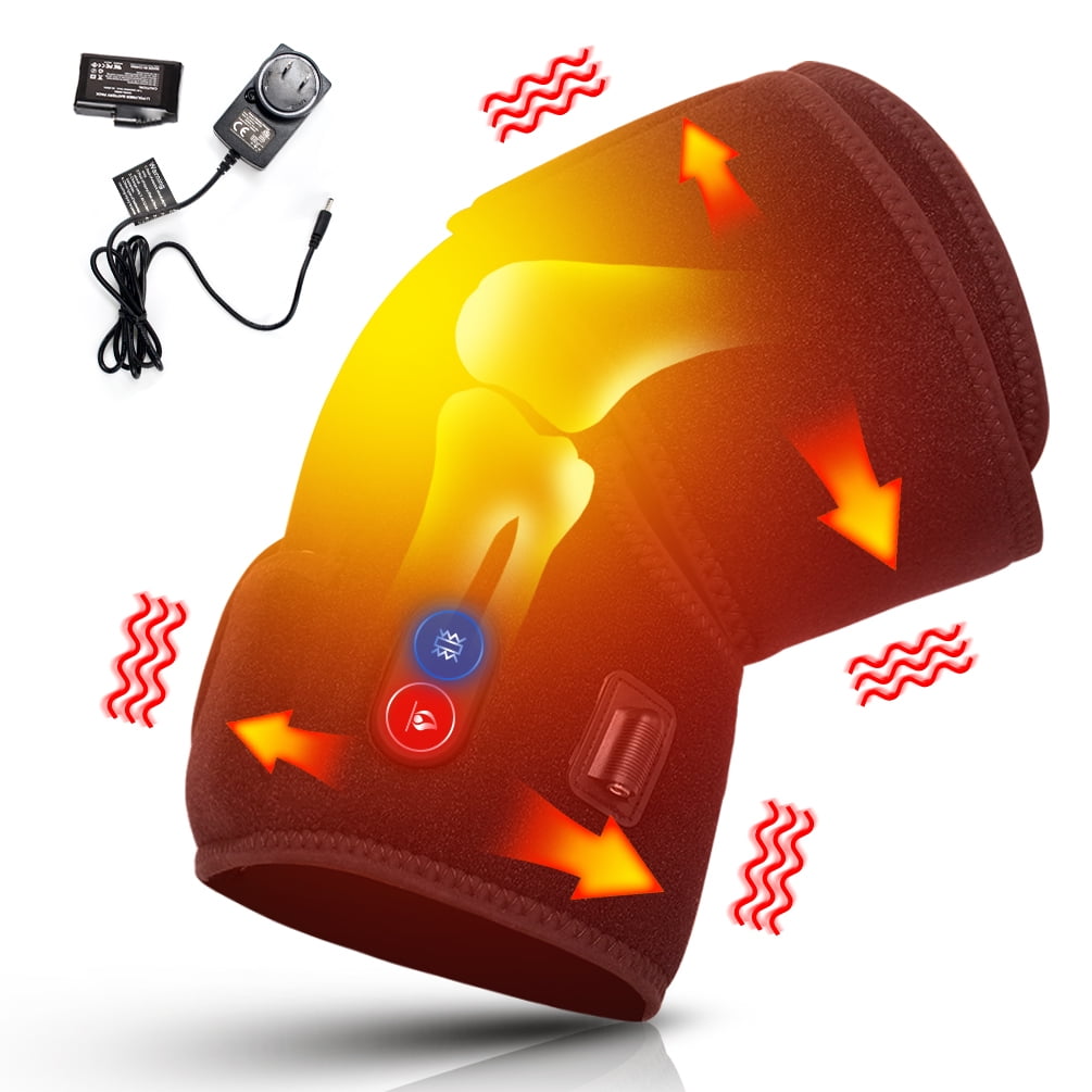 Snow Deer Heated Knee Brace Wrap 3 Adjustable 7.4V 2200mAh Lithium