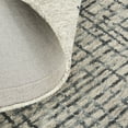 thumbnail image 4 of 2' X 3' Gray Black And Tan Wool Plaid Tufted Handmade Stain Resistant Area Rug, 4 of 5
