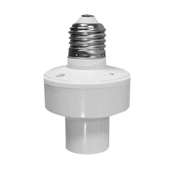 Smart Bluetooth E27 Screw Lamp Head Adapter for LED Incandescent Energy Saving Bulbs 100 W Max 100 to 265 V 50 m Remote Control