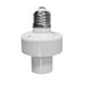 thumbnail image 2 of Casquillo Inteligente E27 con Control Remoto | Portalamparas con Temporizador Inalámbrico On-Off para Bombillas LED/Incandescentes/Ahorro de Energía | Alcance de 30m | Paquete de 1 | Blanco | PC, 2 of 9