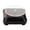 Black, variant on Solar Powered Showcase 360 Degree Rotating Turntable Watch Phone Jewelry Display Stand with Colorful LED Lights, 3.54 inches / 9 cm Diameter, Eco-Friendly Exhibition Base - White Finish