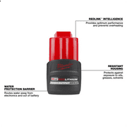 Milwaukee 12V 2.5Ah Power Tool Battery, 2 Pack