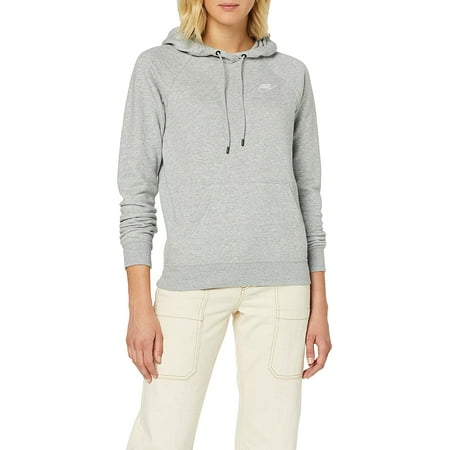 Women's Nike Dark Grey Heather Essential Fleece Hoodie (BV4124 063) - L