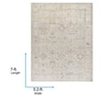 thumbnail image 4 of Livabliss x Becki Owens Marlene Vintage Medallion Area Rug,5'2" x 7',Cream, 4 of 9