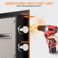 thumbnail image 3 of 2.8 cu ft Home Safe Box with Fireproof Document Bag, Digital Safe with 1 Adjustable Shelves & Jewelry Box, Security Safe with Dual Alarm & Silent Mode for Home Office Hotel, 3 of 10
