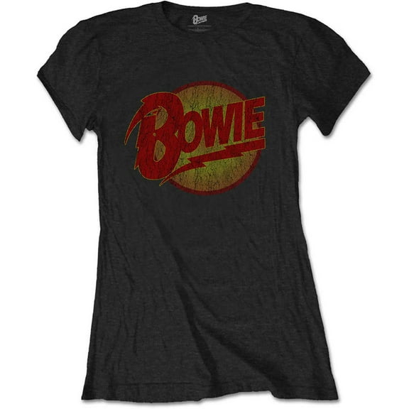 David Bowie Ladies T-Shirt: Diamond Dogs Vintage (Large)