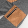 thumbnail image 6 of Yusimy Men's Solid Color 2-Piece Button-Down Half-Zip Set Long Sleeve Drawstring Pants Casual Sports, 6 of 7