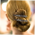 thumbnail image 3 of TEHAUX Épingles à Cheveux pour Femmes 2 Pcs Barrettes en Cristal Noir pour Réunion, 3 of 8