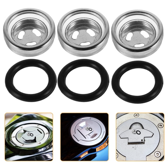 UPGRATOR 5Pcs Silver Metal For Reliable Motorcycle Brake Master Cylinder With