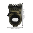 thumbnail image 4 of WASHWEPE Safety Cable Lock For Snowboard Protection Black Steel Wire Rope 1Set, 4 of 8