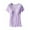 Purple, variant on Zwiiyzr Breastfeeding Shirts for Women Nursing Tops Summer Pregnant Solid Color Round Neck Short Sleeve Blouse Postpartum Mommy Maternity Clothes Loungewear Blue