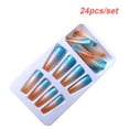 thumbnail image 3 of Juego de tiras de uñas Seitruly de colores puntas falsas en forma de T CE011633-02, 3 of 6