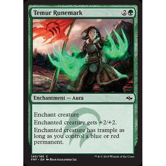 MtG Fate Reforged Common Temur Runemark (Foil) #140