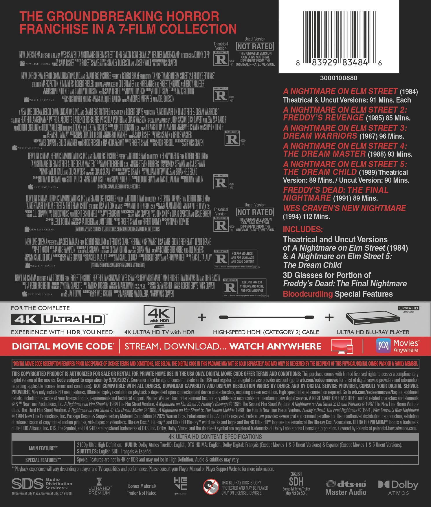 A Nightmare on Elm Street: 7-Film Collection