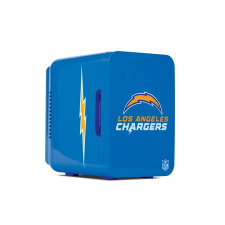 NFL Los Angeles Chargers Mini Fridge Powder Blue 4L 6 Cans