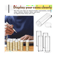 thumbnail image 2 of 30Pieces Coin Storage Tube Penny Coin Tube Coin Organizer with Screw on Lid for Coin Collection Supplies Bank, 2 of 6