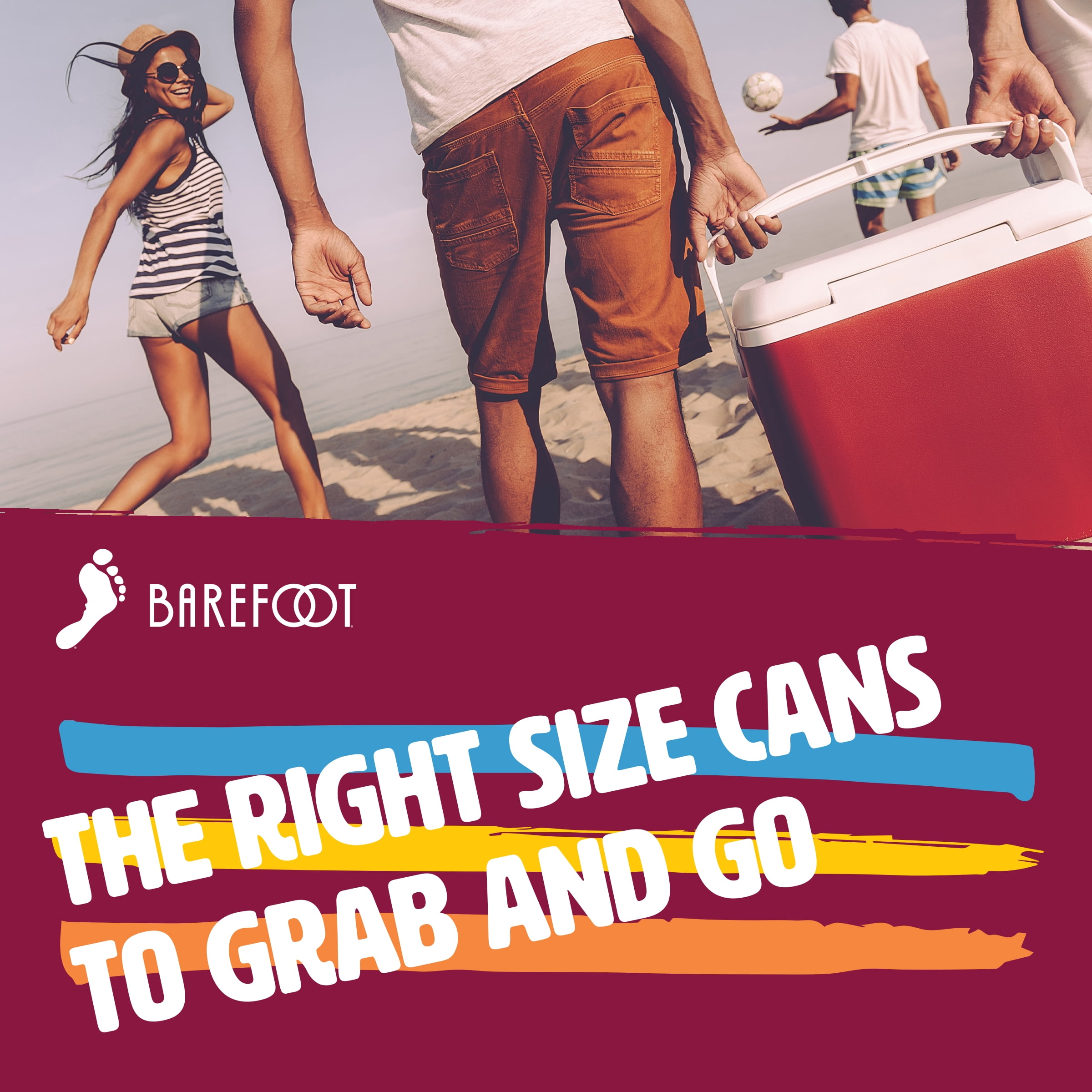 Barefoot Summer Red Wine Spritzer 4 Pack