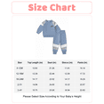 thumbnail image 2 of Toddler Baby Boy Clothes 2T Boys Fall Winter Outfits 3T Boys Long Sleeve Color-blocked Sweatshirt Pants 2PCS Clothing Set Blue, 2 of 6