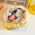 thumbnail image 4 of Bolsa de cosméticos de viaje portátil de gran capacidad, bolsa organizadora de artículos de tocador de maquillaje, 4 of 5
