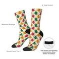 thumbnail image 4 of Logiee Colorful Frogs Print Adult Socks for Men & Women,Calf Socks, Ankle Socks,Boots Socks,Breathable Casual Sock,Unisex Crew Socks, 4 of 6