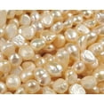 thumbnail image 2 of 7-8mm Peach-Colored Nugget Pearls Genuine Gemstone Natural Jewelry Making, 2 of 4
