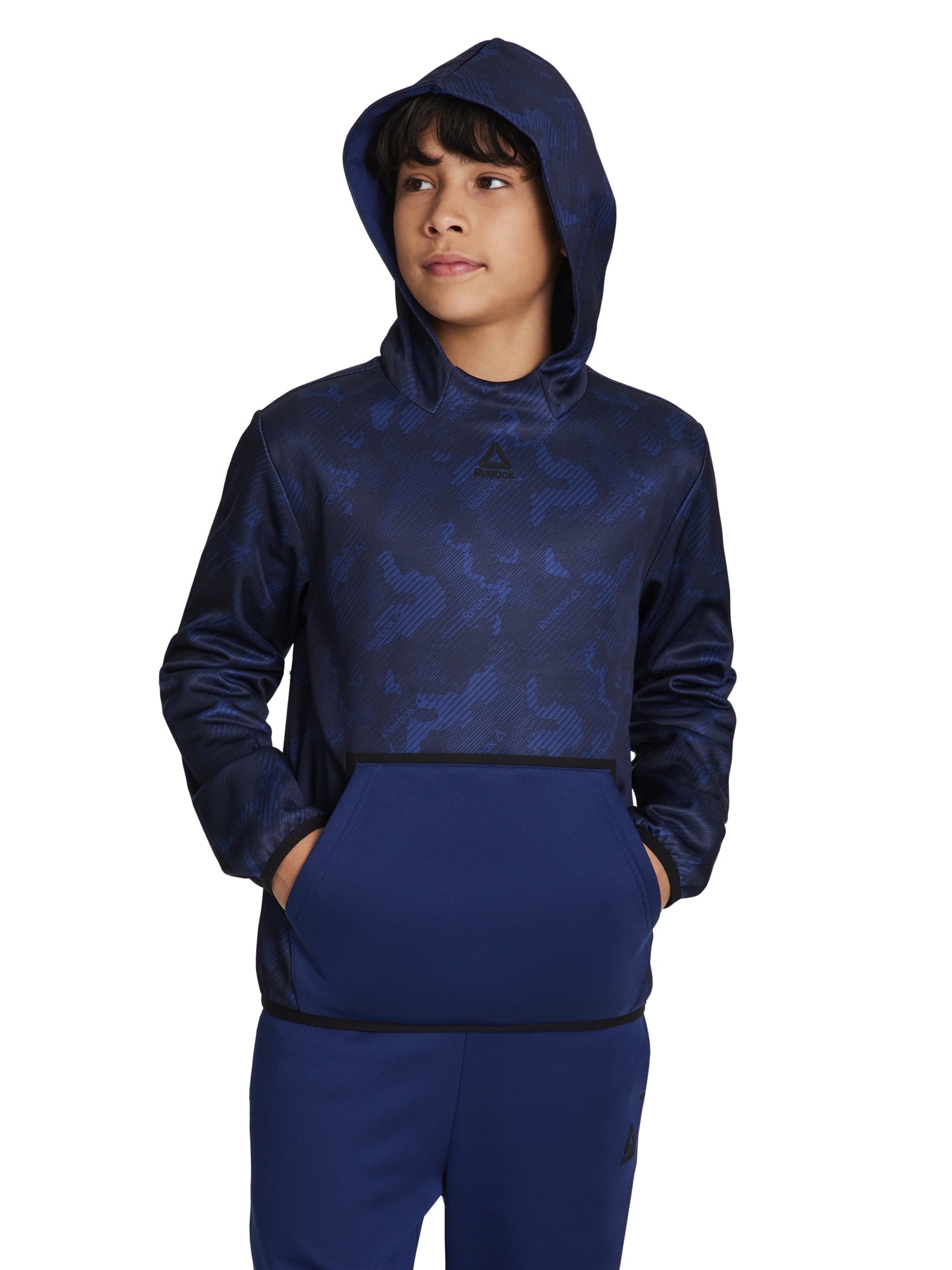 Reebok Boy's Athletic Cool Down Fleece Hoodie, Sizes 4-18