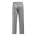 thumbnail image 5 of Mens Pants Casual Breathable Trousers with Pockets Slim Fit Fitness Training Loose Pants Mens' Daily Wear Grey Size S, 5 of 5