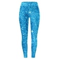 thumbnail image 4 of Women'S Mardi Print Butt Lifting Leggings, Casual Tight Pants For Women, Fleece Lined Thermal Yoga Leggings, 4 of 4