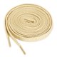 thumbnail image 1 of 2 Pares De Cordonas Cintilla Agujetas De Capa Doble Gruesas Planas Huecas Unisexo Beige 100cm / 39.37, 1 of 4