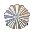 thumbnail image 3 of Tambourine Drum Stainless Steel Plate 8in Tambourine Clear Sound 2 Rows Bells For KTV ANGGREK Otros, 3 of 7