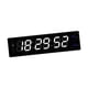 thumbnail image 2 of Reloj digital LED con pantalla grande, números grandes, calendario de fechas para aulas y dormitorios. Blanco azul, 2 of 9