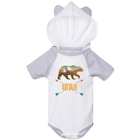 

Inktastic Utah Vacation Bear Silhouette Gift Baby Boy or Baby Girl Bodysuit