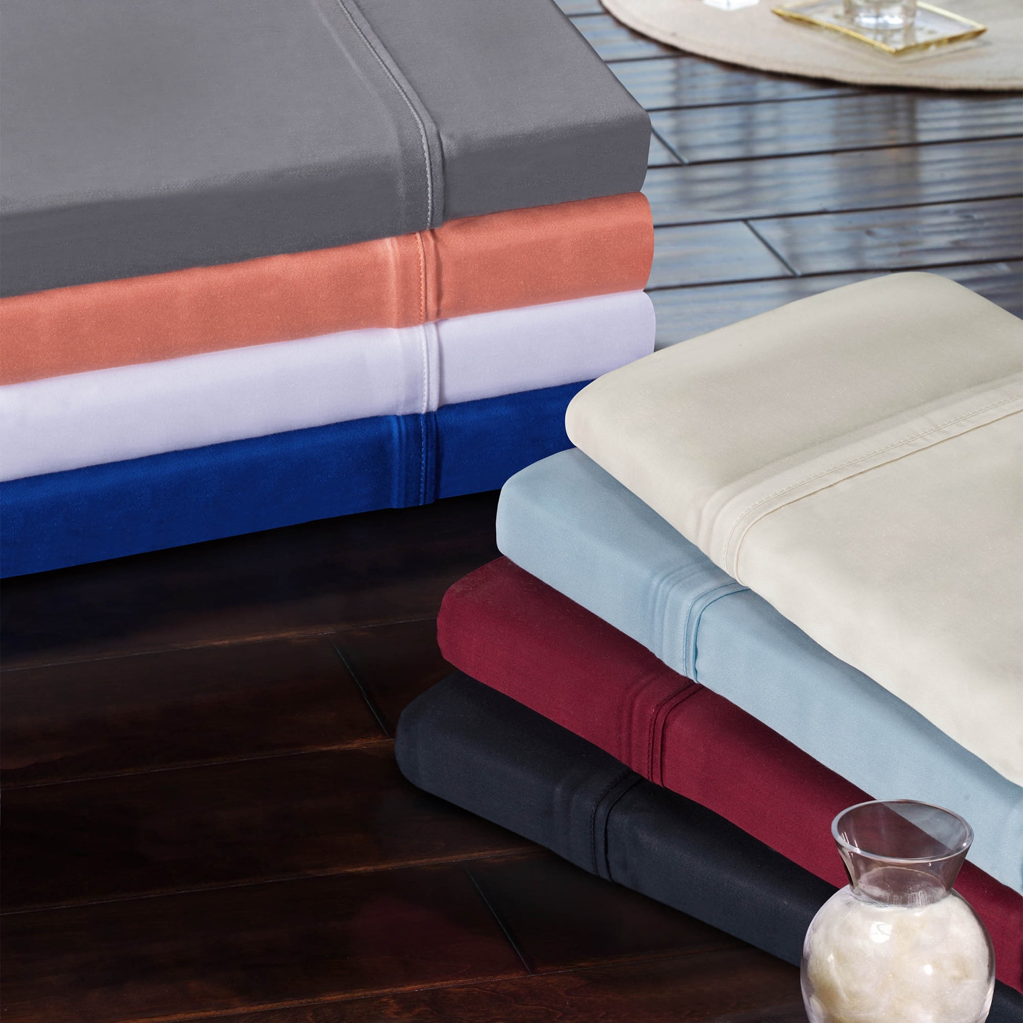 Superior Modal From Beechwood Lightweight Sheet Set, Queen, Gray