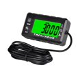 thumbnail image 1 of Runleader Digital Self Powered Hour Meter Tachometer,Maintenance Reminder,Alert RPM Reminder,User Shutdown,Waterproof,Use for ZTR Lawn Mower Generator Marine ATV Motor and Gas Powered Equipment, 1 of 4