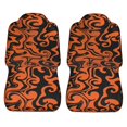 thumbnail image 3 of LAKIMCT Abstract Halloween Print Car Seat Covers Vehicle Front Seat Covers Universal Fit Seat Protector, 3 of 9