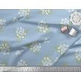 thumbnail image 2 of Soimoi Moss Georgette Fabric Leaves & Floral Artistic Decor Fabric Printed Yard 42 Inch Wide, 2 of 3