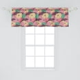 thumbnail image 2 of Ambesonne Aquatic Window Valance, Dolphin Underwater, 54" X 18", Jade Green Dried Rose, 2 of 3
