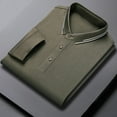 thumbnail image 7 of Men Clothing, Men's Autumn Business Casual Long Sleeve Polos Shirt, 7 of 7
