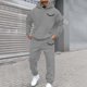 thumbnail image 1 of WILLBEST Sudaderas Deportivas para Hombre, Sudadera con Capucha De Gran Tamaño para Hombre, Ropa Deportiva Informal, Otoño Invierno 2025, Ropa De Calle De Moda Hop XGrande, 1 of 3