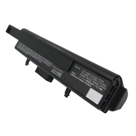 Batteries N Accessories BNA-WB-L9615 Laptop Battery - Li-ion, 11.1V, 6600mAh, Ultra High Capacity - Replacement for Dell TK330 Battery